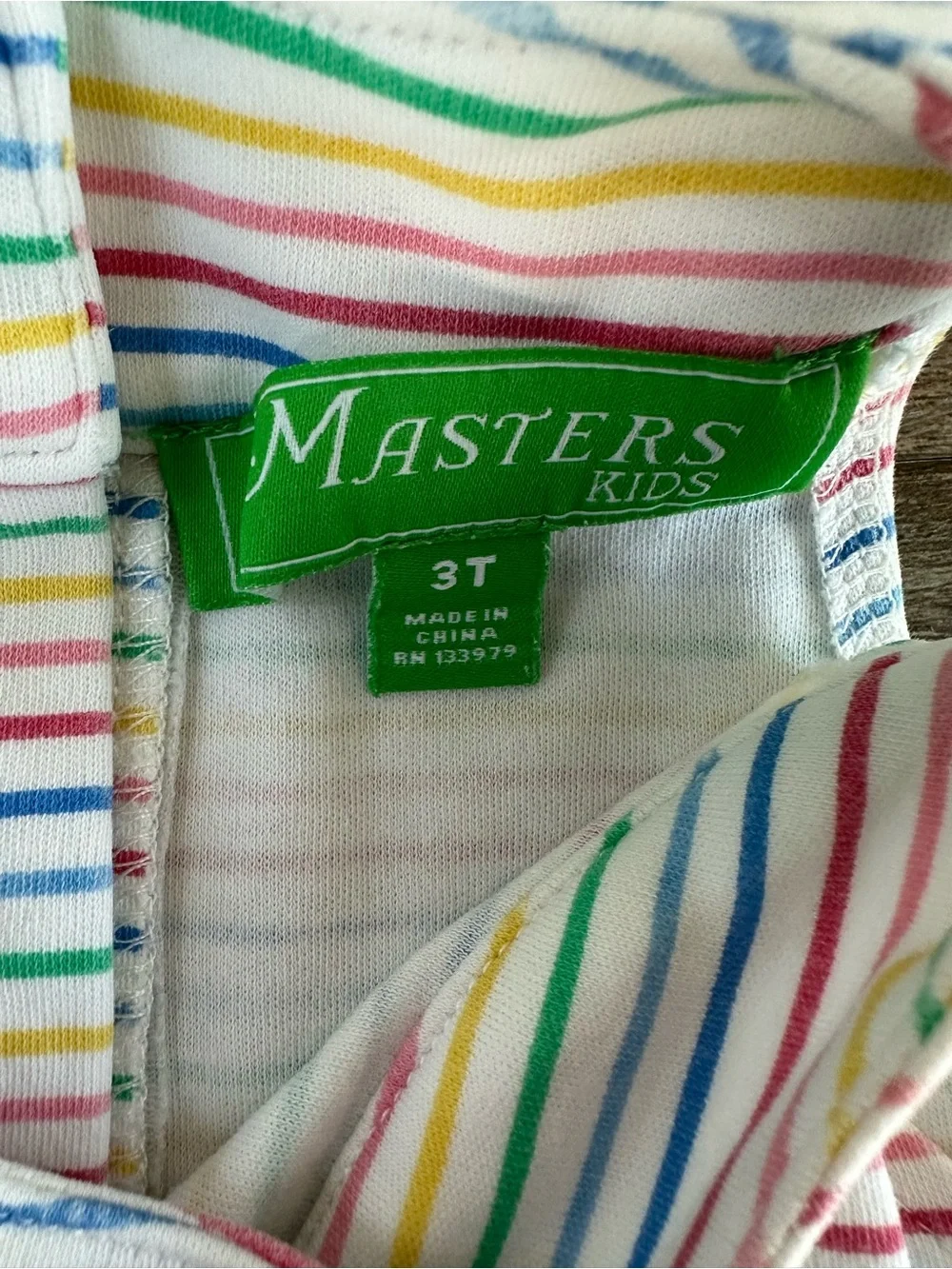 Masters Kids Stripped Dress Size 3T
